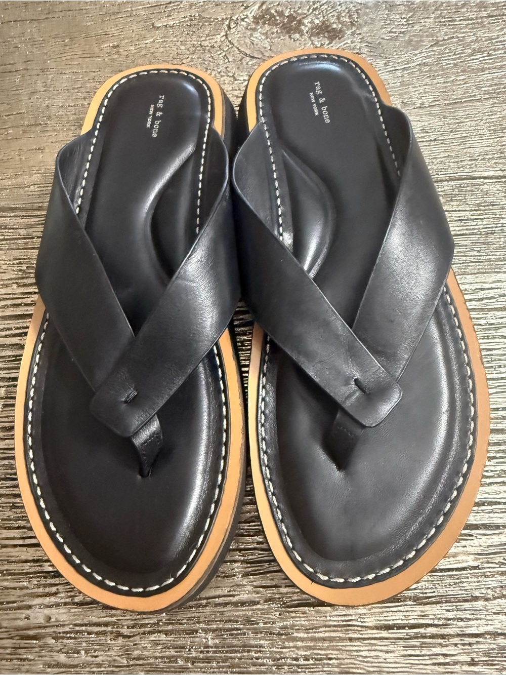 Rag&bone Thong leather  sandals size 39 barely used